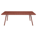 Thumbnail photo of Luxembourg Table 207 x 100, Red Ochre - Outdoor Dining Table - Frédéric Sofia - Red - Metal