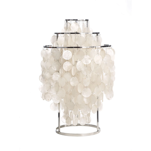 Photo of Fun 1tm Table Lamp  - Bordslampor - Verner Panton - Silver,beige