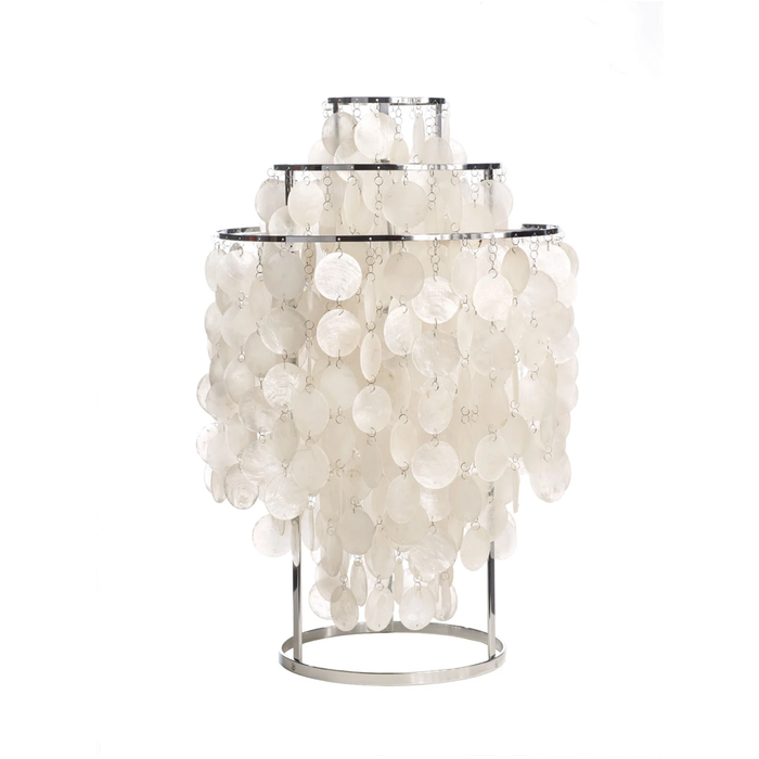 Photo of Fun 1tm Table Lamp  - Bordslampor - Verner Panton - Silver,beige