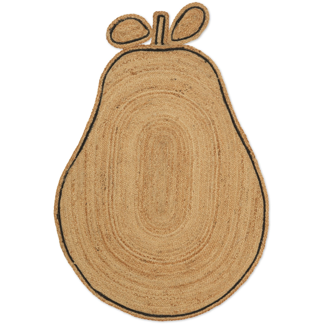 Photo of Pear Braided Jute Rug - Natural