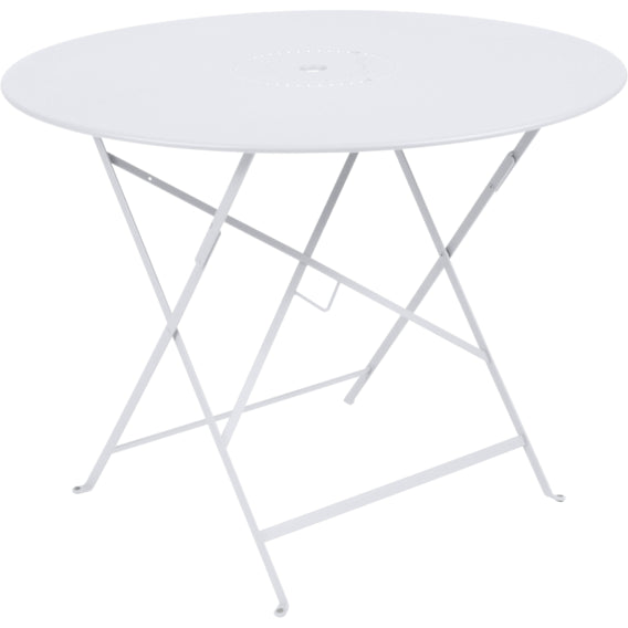 Photo of Floréal Table Ø 96 Cm, Cotton White - Matbord Utomhus - Vit - Metall