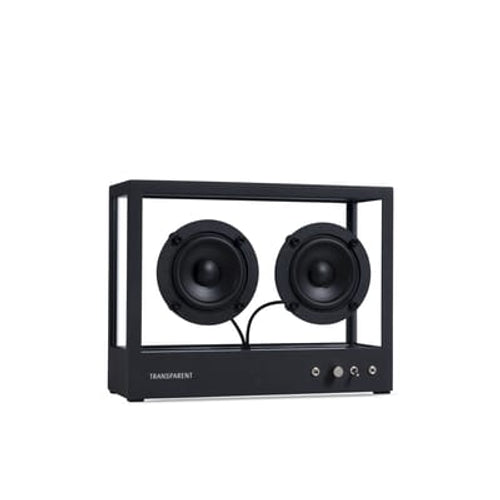 Photo of Small Transparent Speaker Black - Speakers and sound systems - Per Brickstad - Black