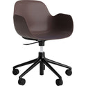 Form Armchair Swivel 5w Gas Lift Alu - Kontorstol - Black Aluminium / 3