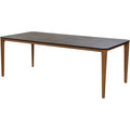 Thumbnail photo of Aspect Table - Dining Table - Frame: Teak / Table Top: Black Fossil Ceramic - W210 - W: 210 x D: 100 x H: 72 cm