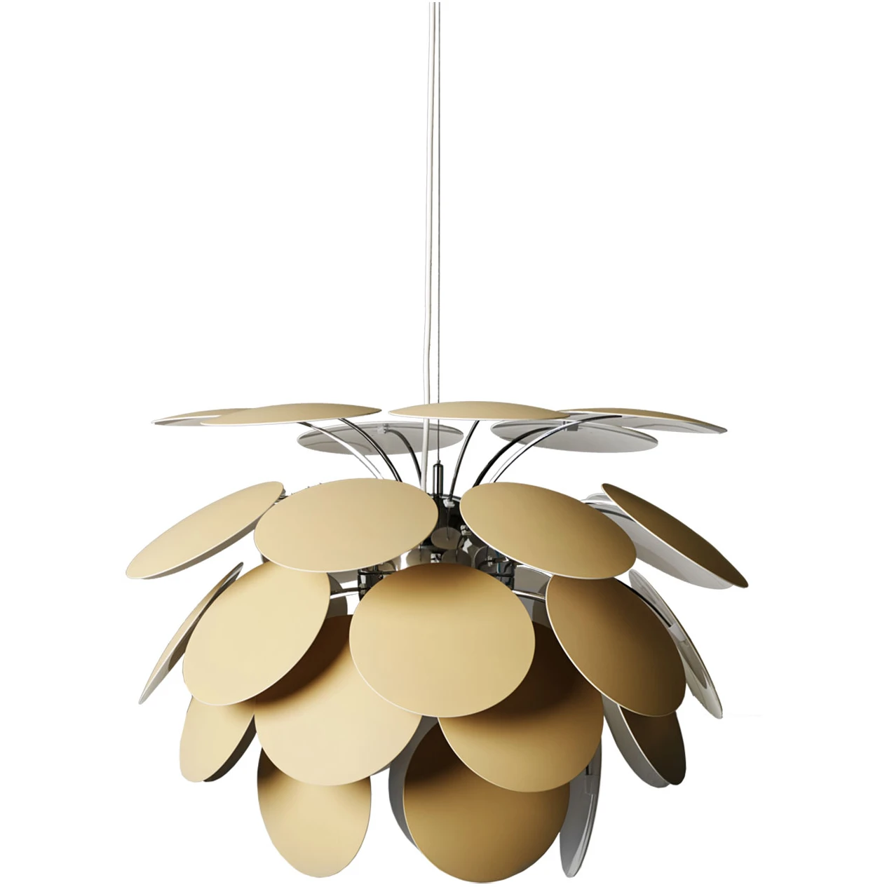 Discoco 35 Pendulum Lamp - Matte Beige - Pendulum Lamp - Christophe Mathieu - Beige