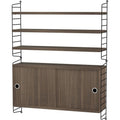 Thumbnail photo of String Wall Rack 50x20, Black, 2-pack - Shelving - Nils Strinning - Black - Metal