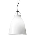 Thumbnail photo of Caravaggio 2 Pendant White Opal Glass-grey Textile Cord