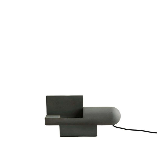 Photo of Brutalist Table Lamp Concrete Grey