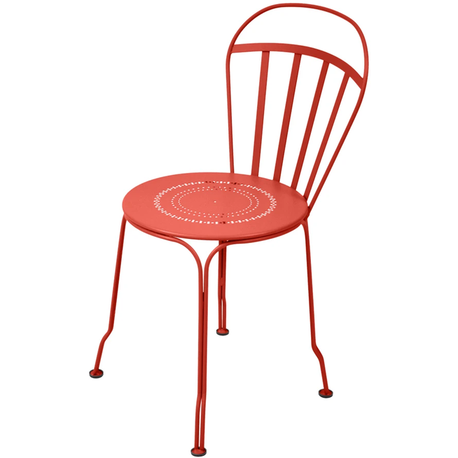 Photo of Louvre Chair Capucine 45 - Matstolar Utomhus - Orange - Metall