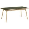 Thumbnail photo of C35b Dining Table 82x160 Cm Olive Green-oak Nature Lacquered