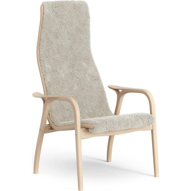 Photo of Lamino Arm Chair Laquered Beech/sheep Skin