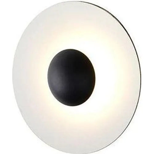 Photo of Ginger 60 C - Wenge - White - Wall lamps - Wood-coloured