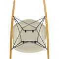 Eames Plastic Armchair Rar - 11 Pebble - Basic Dark Base - Golden Maple - Matstolar - Charles & Ray Eames - Vit - Metall/trä/plast