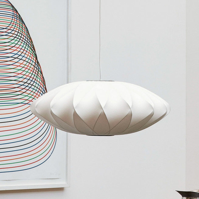 Photo of Nelson Saucer Bubble Crisscross Pendant Lamp