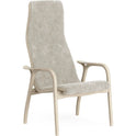 Lamino Arm Chair White Pigmented Oak/Sheep Skin