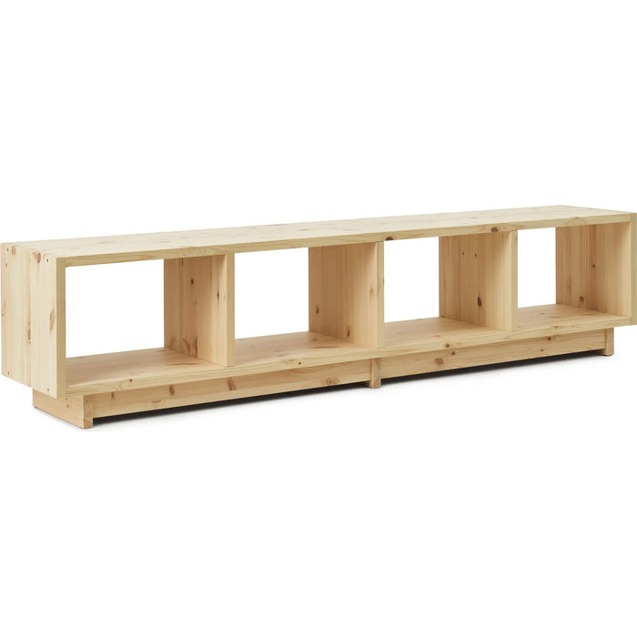 Photo of Plank Bookcase Low - Reol - Pine