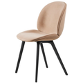 Thumbnail photo of Beetle Dining Chair, Fully Upholstered, Plastic Base