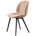 Beetle Dining Chair, Fully Upholstered, Plastic Base