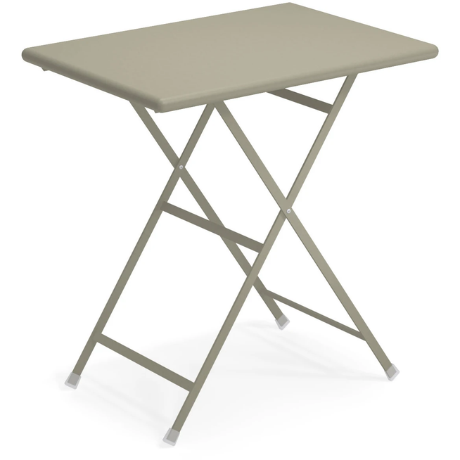 Photo of Arc En Ciel Folding Table 70 cm, Grey/green - Garden Table - Green - Metal