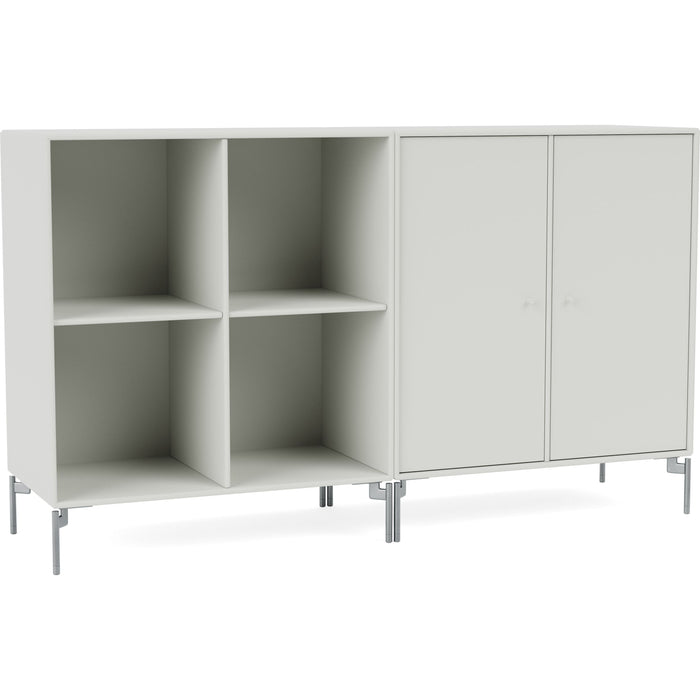 Photo of Pair Classic Sideboard - Matt Chrome Legs