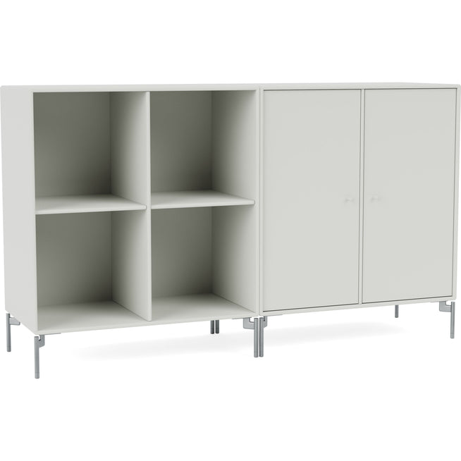 Photo of Pair Classic Sideboard - Matt Chrome Legs