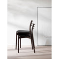 Thumbnail photo of Vipp481 Cabin Stol Dark Oak-black Leather