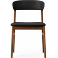 Thumbnail photo of Herit Chair Leather-black Oak Black