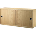 Thumbnail photo of String Cabinets/Sliding Doors 78x20, Oak - Shelving - Nils Strinning - Wood