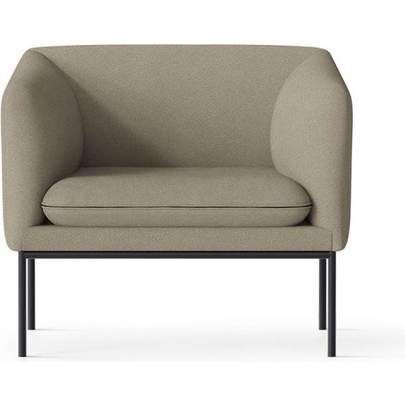 Photo of Turn 1-seater - Lænestol - Black - Grain - Cashmere - W80 X H73,5 X D75,5 X Sh42 Cm