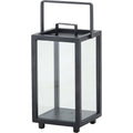 Thumbnail photo of Lighthouse Outdoor Lantern - Lantern - Lava grey - Extra small - W: 16.5 x D: 15.5 x H: 37 cm