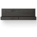 Thumbnail photo of Tana Wall Mounted Media Module - Hylde - Black Stained Oak - H40,6 X W130 X D35,2 Cm