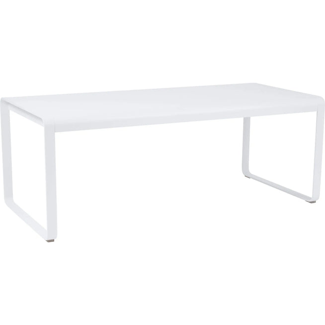 Photo of Bellevie Table 196 X 90 Cm Cotton White - Dining Table Outdoor - Metal