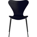 Thumbnail photo of Sjuan 3107 Midnight Blue Coloured Box/black - Dining chairs - Arne Jacobsen - Blue - Metal/wood