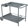Luxembourg Side Bar/trolley Bar, Storm Grey - Small Tables & Side Tables Outdoor - Frédéric Sofia - Grey - Metal