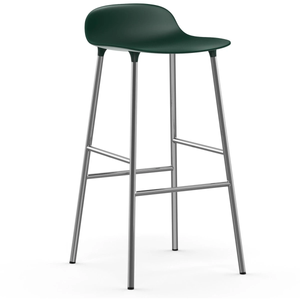 Photo of Form Bar Stool Chrome Leg 75 Cm