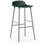 Form Bar Stool Chrome Leg 75 Cm