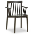Thumbnail photo of Pind Armchair - Spisebordsstol - Brown Stained Ash - W55 X D52 X H81 Cm
