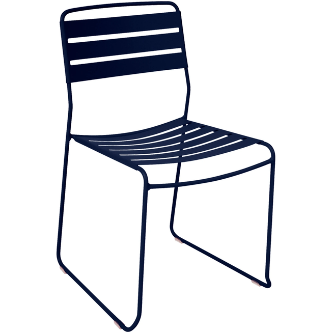 Photo of Surprising Chair, Deep Blue - Outdoor Dining Chairs - Harald Guggenbichler - Blue - Metal