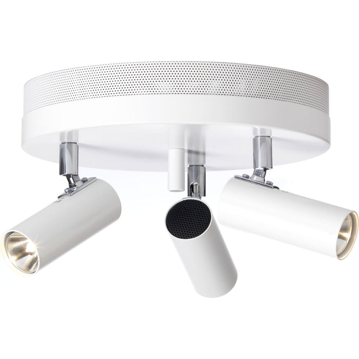 Photo of Puck Ceiling Lamp, White, 3-Burner - Spotlights - Åke Hultgren - White