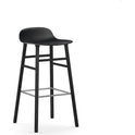 Form Bar Stool 75 Cm Black Oak