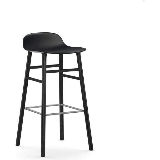 Photo of Form Bar Stool 75 Cm Black Oak