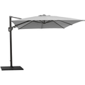 Thumbnail photo of Hyde Luxe Tilt Parasol, 3x3 M - Light Grey, without cover, without stones