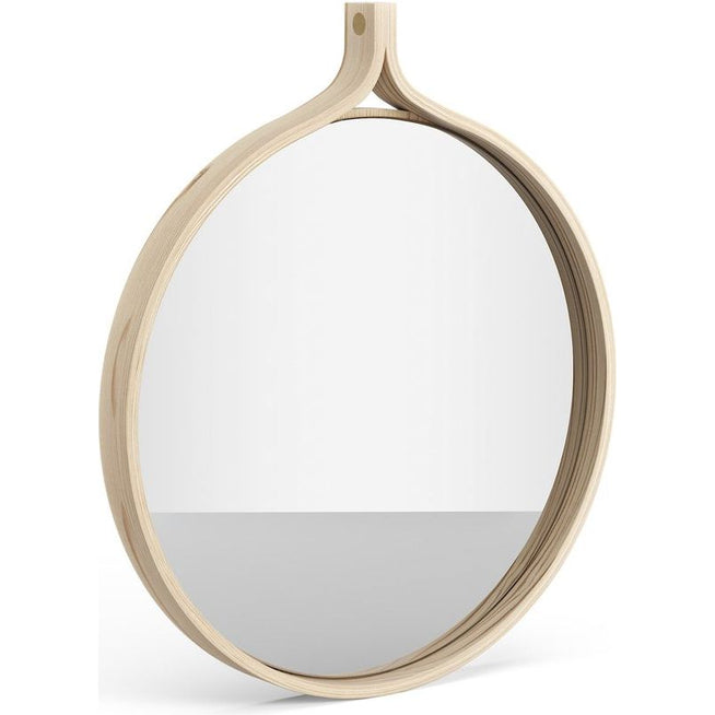 Photo of Comma Mirror Round Ø40 Cm Ash