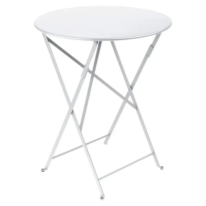 Photo of Bistro Table Ø 60 Cm - Cotton White - Side Table Outdoor - Metal