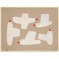 Thumbnail photo of Bird Quilted Blanket - Børnetæppe - Sand - W110 X L80 Cm