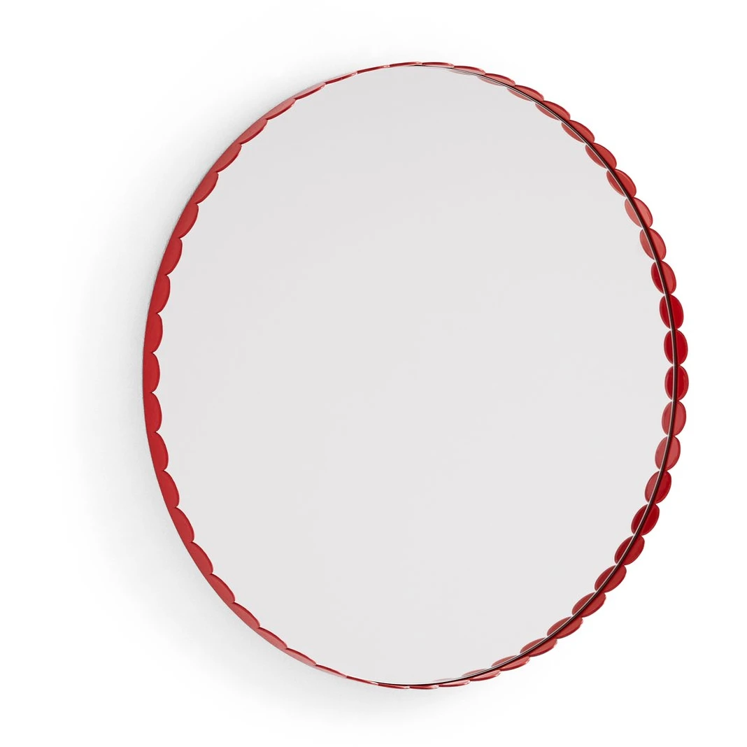 Arcs Mirror Mirror Ø60 Cm Red