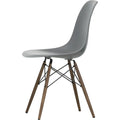 Eames Plastic Chair Dsw - 56 Granite Grey - Dark Maple - Matstolar - Charles & Ray Eames - Grå - Metall/trä/plast