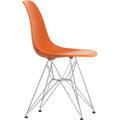 Thumbnail photo of Eames Plastic Chair DSR - 43 Rusty Orange - Chrome Base - Dining Chairs - Metal/Plastic
