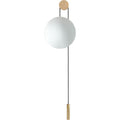 Rise & Shine Wall Mirror Natural Oak/brass