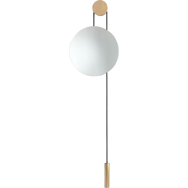 Photo of Rise & Shine Wall Mirror Natural Oak/brass
